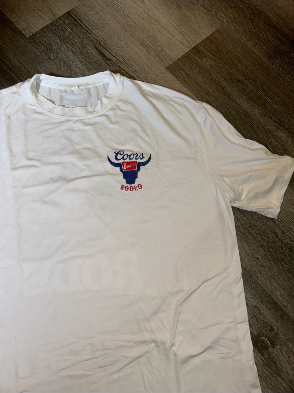 Coors Rodeo Logo White T-Shirt